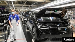 FILE PHOTO: Volkswagen's plant in Zwickau, Germany