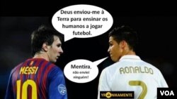 Cristiano Ronaldo da Lionel Messi