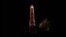 A 30-meter-tall (100-foot-tall) steel Christmas tree with about 30,000 light bulbs, is lit by Christian groups at the western mountain peak, known as Aegibong, in Gimpo, South Korea, December 22, 2012. 