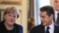 Merkel y Sarkozy tratan de recabar apoyo para su plan del centro-derechista Partido del Pueblo Europeo.