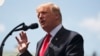 President Donald Trump speaks at Krasinski Square at the Royal Castle in Warsaw, July 6, 2017. 