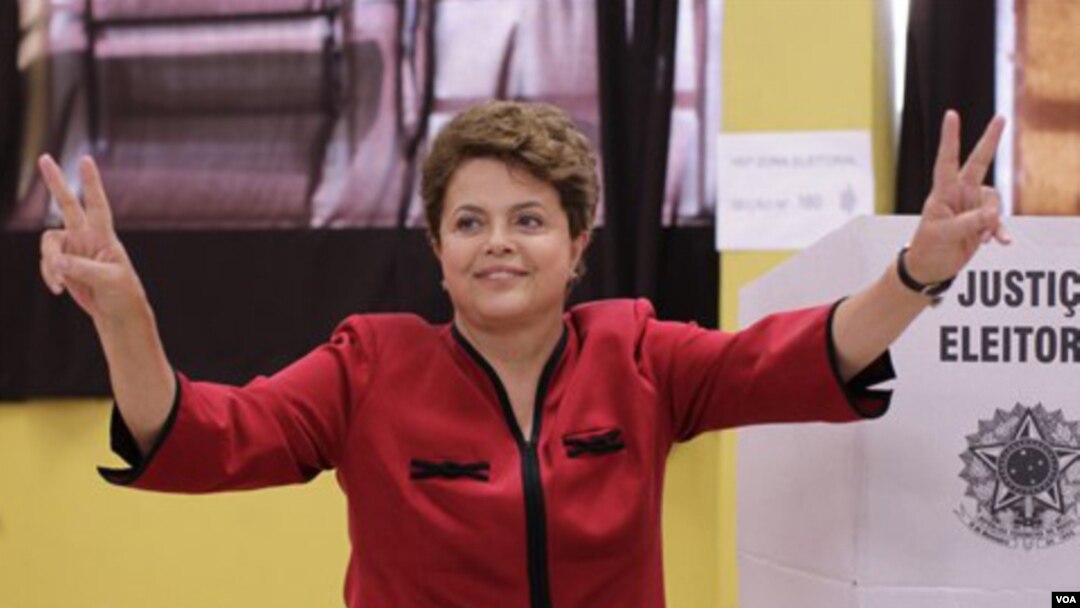 Dilma Rousseff memenangkan pemilu Presiden Brazil menggantikan Presiden Luiz Inacio Lula da Silva.