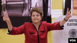 Dilma Rousseff memenangkan pemilu Presiden Brazil menggantikan Presiden Luiz Inacio Lula da Silva.