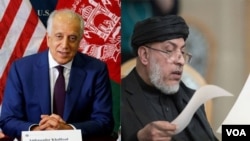 အာဖဂန်နစ္စတန် ပြည်လည်ရင်ကြားစေ့ရေး အမေရိကန် အထူးကိုယ်စားလှယ် Zalmay Khalilzad -တာလီဘန်ကိုယ်စားလှယ်