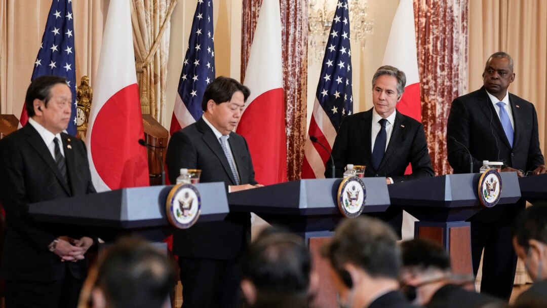 美日2+2会谈加强抗中军事合作，专家: 反击能力让日本避免情势升级