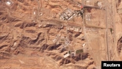 A satellite image shows the aftermath of what an American researcher said was an Israeli airstrike on the Parchin rocket motor casting facility, part of Iran's defunct nuclear weapons program, near Tehran, Oct. 26, 2024. (Planet Labs via Reuters)