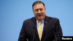 အမေရိကန် နိုင်ငံခြားရေး ဝန်ကြီး Mike Pompeo 