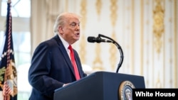 资料照片：美国总统特朗普。