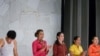 A scene from the play ' Breaking the Silence.'
