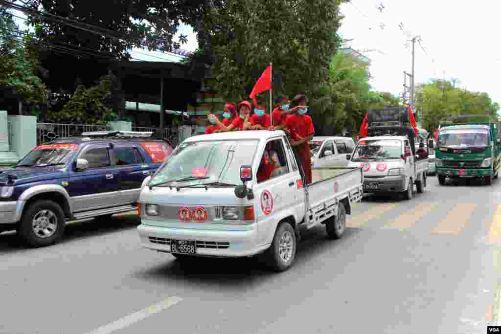 &nbsp;မန္တလေးမြို့တွင်းတွေ့ရတဲ့ ၂၀၂၀ အထွေထွေရွေးကောက်ပွဲလှုပ်ရှားမှု မြင်ကွင်း။ (စက်တင်ဘာ ၀၈၊ ၂၀၂၀)