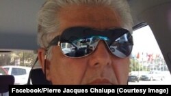 Pierre Jacques Chalupa mokambi ya lingomba ADDC (Action pour la democratie et le développement ya Congo) na Kinshasa, 22 janvier 2009. (Facebook/Pierre Jacques Chalupa)