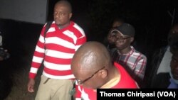 Hopewell Chin’ono's and Ngarivhume Leaving Chikurubi