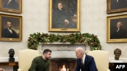 Президент Зеленський та президент Байден, Білий дім, 21 грудня, 2022 року. 