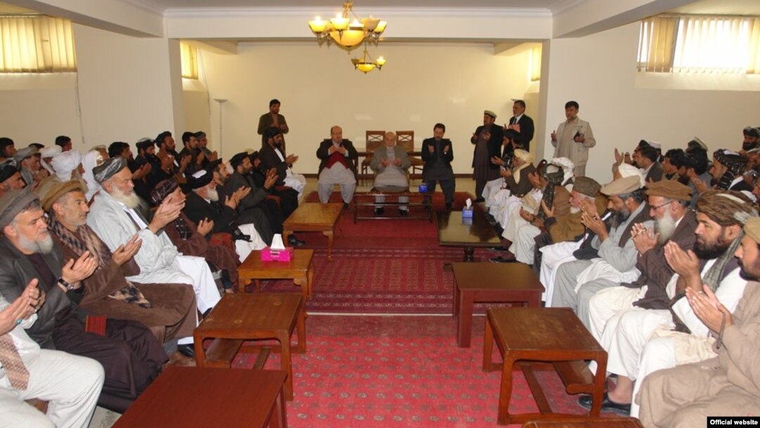 FILE - Members of the Afghan High Peace Council are seen meeting in an undated photo. (Source - hpc.org.af)