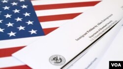 Solicitud de inmigración en Estados Unidos