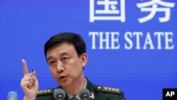 El portavoz del ministerio de Defensa de China, Wu Qian reiteró que China no renuncia al uso de la fuerza en los esfuerzos por reunificar Taiwán con la China continental.