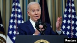 El presidente de Estados Unidos, Joe Biden, realiza una conferencia de prensa en la Casa Blanca para discutir los resultados de las elecciones de mitad de período de 2022 en Washington DC.