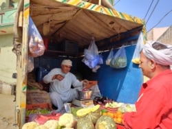 Farmers in Daryapur complain of stagnant incomes. (Anjana Pasricha/VOA)