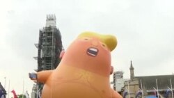 Le "Baby Trump" fait son retour à Londres