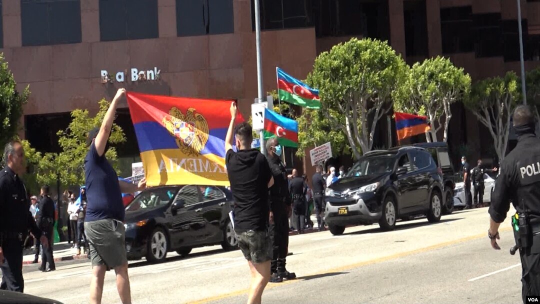 LA Armenian protest