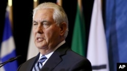 El Secretario de Estado Rex Tillerson.