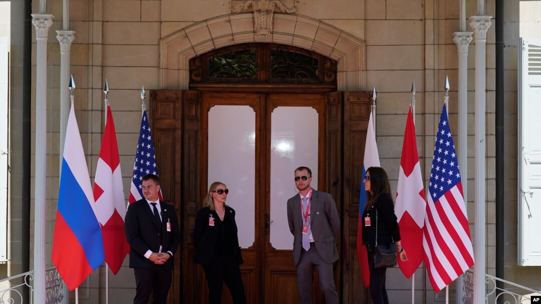 U.S. President Biden arrives in Geneva, June 15, 2021.