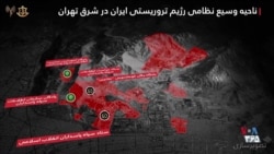 داده‌نمای اسرائیل درباره نابود کردن یک مجتمع بزرگ نظامی در شرق تهران
