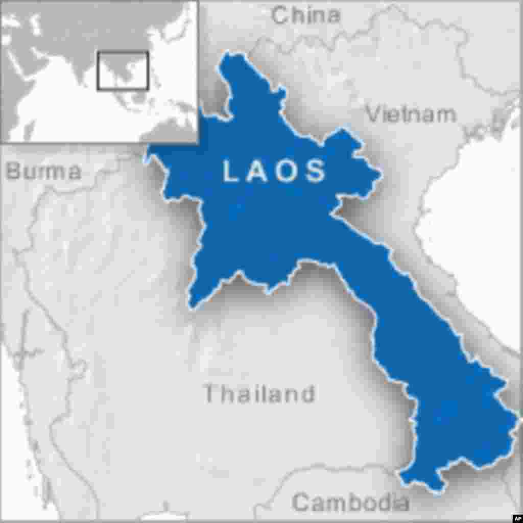 ແຜນທີ່ປະເທດລາວ ທີ່ບໍລິສັດ Sanum ທໍາການຟ້ອງຮ້ອງ