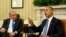 U.S. President Barack Obama speaks alongside Israeli Prime Minister Benjamin Netanyahu in the Oval Office of the White House in Washington, Sep. 30, 2013. 
