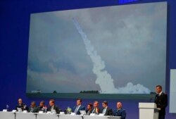 FILE - Wilbert Paulissen of the Joint Investigation Team (JIT) speaks on the preliminary results of the investigation into the shooting-down of MH17 during a press conference in Nieuwegein, Netherlands, Sept. 28, 2016.