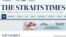the straits times Web စာမျက်နှာ