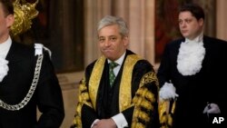 Ketua Majelis Rendah Inggris John Bercow. (Foto: Dok)