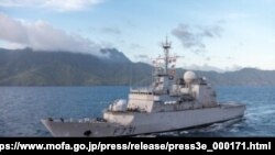 일본 외무성은 보도자료를 통해 프랑스 해군의 구축함 '프레리알'호가 3월까지 대북 감시 활동에 투입됐다고 밝혔다.