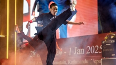 Buddhist Women in Nepal Practice Kung Fu for Self-Defense, Strength