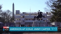 Pèp Ameriken An Rann Omaj ak Ansyen Prezidan Jimmy Carter