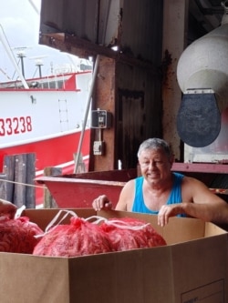 Grand Isle, Louisiana, seafood distributor Dean Blanchard was horrified by the effect the oil spill had on the local wildlife. (Matt Haines/VOA)