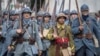 Volunteers Re-Enact World War I Encampment in Verdun, France