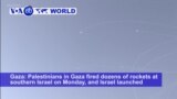 VOA60 World PM - Palestinians Fire Rockets, Israel Responds with Airstrikes