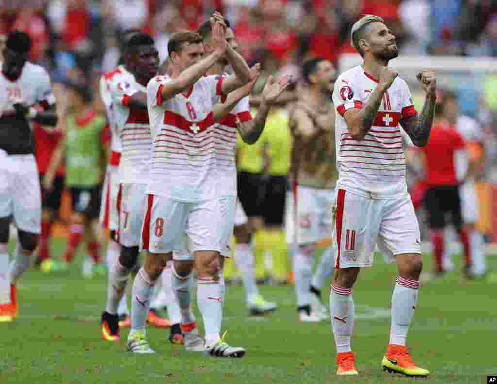 Soccer Euro 2016 Albania Switzerland