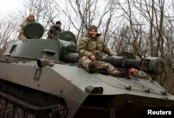 سربازان اوکراینی در باخموت