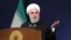 In this photo released by the official website of the office of the Iranian Presidency, President Hassan Rouhani speeches before the heads of banks, in Tehran, Jan. 16, 2020. 