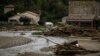 Damage is pictured Oct. 18, 2025, a day after the village of Limony in south-central France was stuck in floods following heavy rains in the Ardeche region.