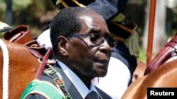 Le président zimbabwéen Robert Mugabe, 6 octobre 2016. 