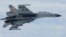 Máy bay chiến đấu SU-27 của Trung Quốc bay trên biển Hoa Đông. (Ảnh: Bộ Quốc phòng Nhật Bản) 