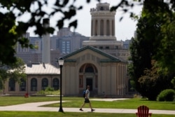 FILE - This photo from June 7, 2019, shows the Carnegie Mellon University campus in Pittsburgh. The Biden administration looks set to continue the trade war on China, The AP reports, which may continue to impact international student enrollment.