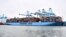  Maersk ကုမ္ပဏီပိုင် ကုန်တင်သဘောၤတခုကို တွေ့ရစဉ် (ဓါတ်ပုံ- Maersk )