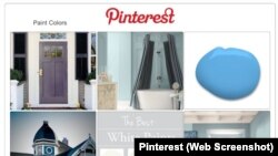 Exemple d'un tableau de bord Pinterest