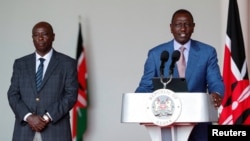 Rigathi Gachagua kumwe na Prezida William Ruto 