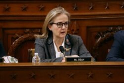 FILE PHOTO: House Judiciary Committee Chairman Rep. Madeleine Dean, D-PA., votes for the second of two articles of impeachment against President Donald Trump, Dec. 13, 2019.