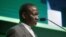 FILE -Sylvestre Ilunga DRC, speaks during the first day of the Mining Indaba in Cape Town, Feb. 3, 2020. 